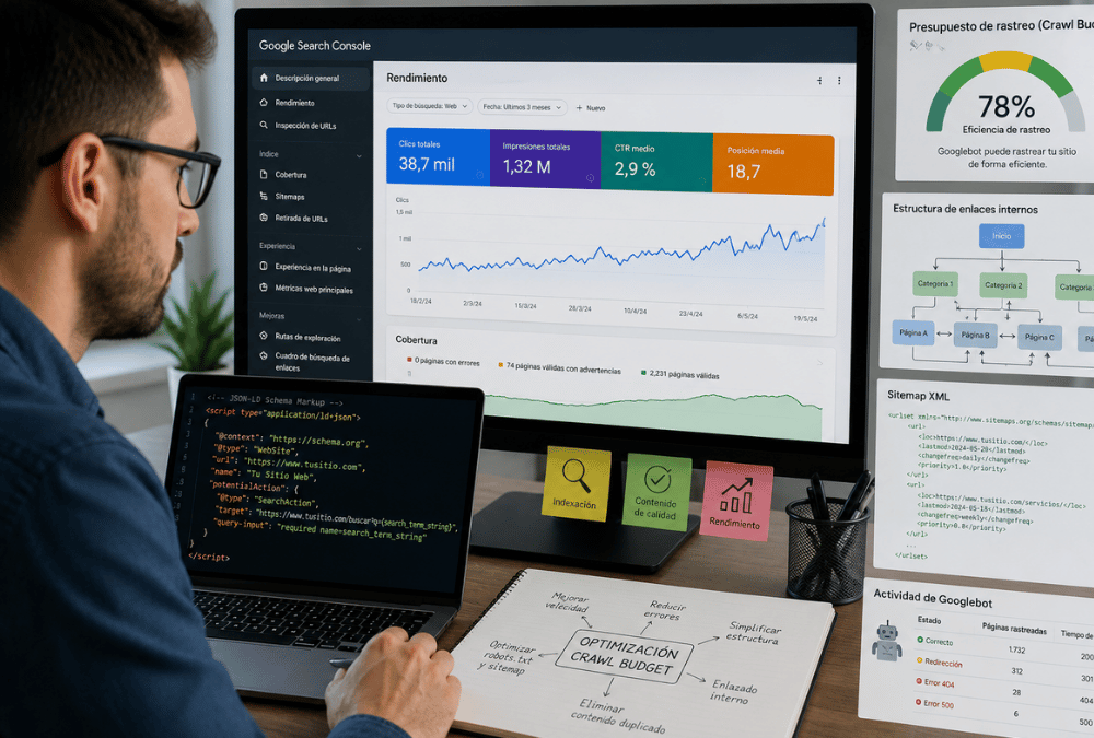 Optimización del crawl budget qué es